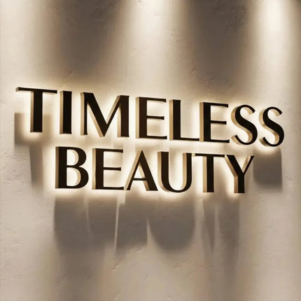 Custom Business Logo Illuminated Backlit Sign 3D Metal Letters Stainless Steel Outdoor Office Wall Signage for Dropshipping