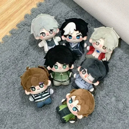 Cartoon Identity V Doll Keychain 10cm Plush Cotton Doll Pendent Explorer Composer Mercenary Anime Figure Keyring Fans Gifts
