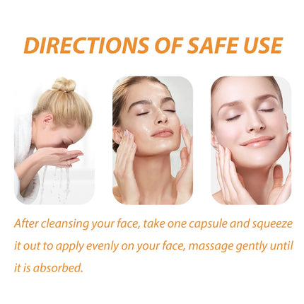 50 Fullerene Essence Capsules Collagen Capsules Facial Care Essence Anti-Wrinkle Anti-Acne Firming Whitening Hyaluronic Acid Essence Skin Care New Model