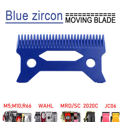 ROSYOUS Replacement Moving Blade Zircon Long Teeth Clipper Accessories forX01 JC06 8148 V003 R66 M10 Madeshow Wmark Kulilang VGR