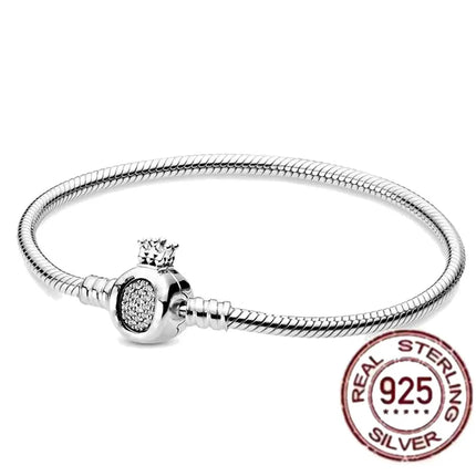 NEW 100% S925 pure silver Spider Man snake bone bracelet, suitable for original DlY bracelet, women's fashionable jewelry gift