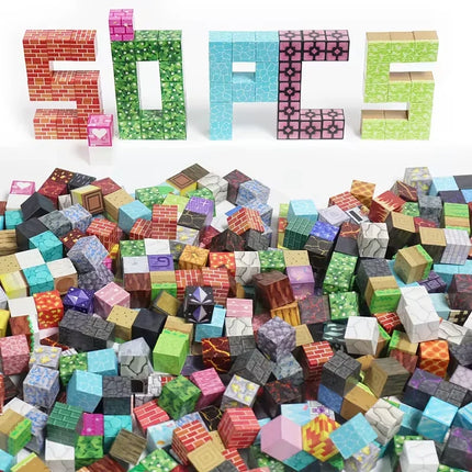 10-500Pcs Magnetic Cubes for Kids Construction Set Magnetic Building Blocks Toy STEM Educational Toys For Children Gifts
