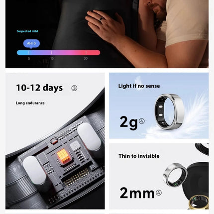 RingConn Gen 2 Smart Ring, the world's first ultra-thin smart ring with sleep apnea monitoring