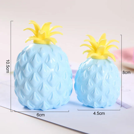Soft Squeeze Toys Pineapple Stress Relief Ball Water Feeling Squishy Sensory Toys Water Beads Squeeze Fidget Toy Anti Anxiety