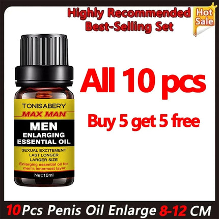 Male Penis Massage Essential Oil Erection Ejaculation Dick Gel Cock Liquid  Penile Cream Big Penis Oils Adult Products For Men