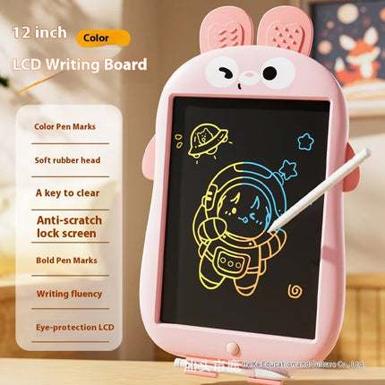 Children's early education 12 inch LCD drawing board toy, baby graffiti handwriting board, charging puzzle, birthday gift