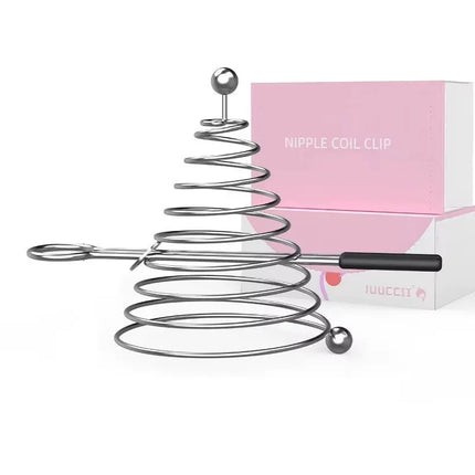 Super Elasticity Nipple Clamp Nipple Rotation Sensitizer Trainer Breast Force Regulation Breast Stimulation Adult Games Sex Toys