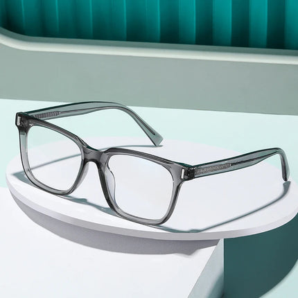 JMISUS Fashion Square Prescription Glasses Women Men Photochromic Progressive Myopia Optical Eyewear Lenses with Custom Recipe