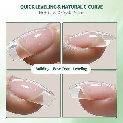 Nailpop Professional Multi-Functional Nail Building Gel For Fast Extension Nail Apex False Nail Tips Strengthener 250/15ml