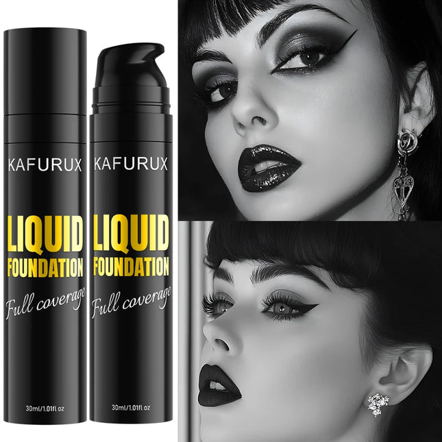 1PC Pure White Liquid Foundation for COS stage Face Korean Makeup Gifts Waterproof concealer Mixable  Foundation Adjuster Lighte