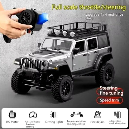  MN128 Full Scale RC CAR Model Remote Control Car Wrangler Jeep 4WD Climbing Car Simulation Off Road Vehicle Toy