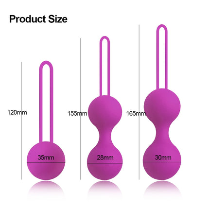 Beads Vaginal Ball Sex Toys for Women Silicone Smart Geisha Kegel Ball Simulator Vagina Chinese Ben Wa Ball Tightening Exerciser