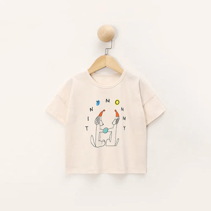 Kids T-shirts 2025 Summer Children Tees Cartoon Tops for Boys Short-sleeve Girls Blouse Toddler Outfits Baby Outerwear Clothing