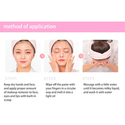 Banilan Makeup Remover Set Gentle Makeup Remover Non-irritating 180ml Makeup Remover 50ml Cleansing Cream