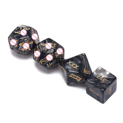 4PCS/SET Sex Dice 12 Kinds of Sex Play Positions Adult Game Sm Play Roles Flirt Sex Products Bdsm Toys Erotic Goods