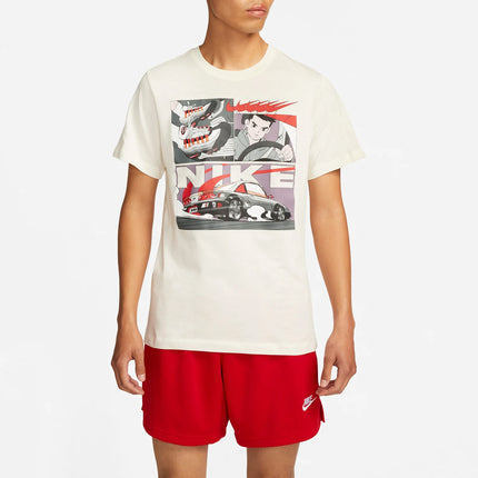Nike Official 2024 New Men's Printed Fashion Breathable Round Neck Short Sleeve FD1336-110