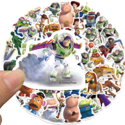 50pcs Disney 3d Graffiti Stickers Mixed Toy Story & Classic Characters Waterproof Decals For Phone Laptop Luggage Diy Kids toy