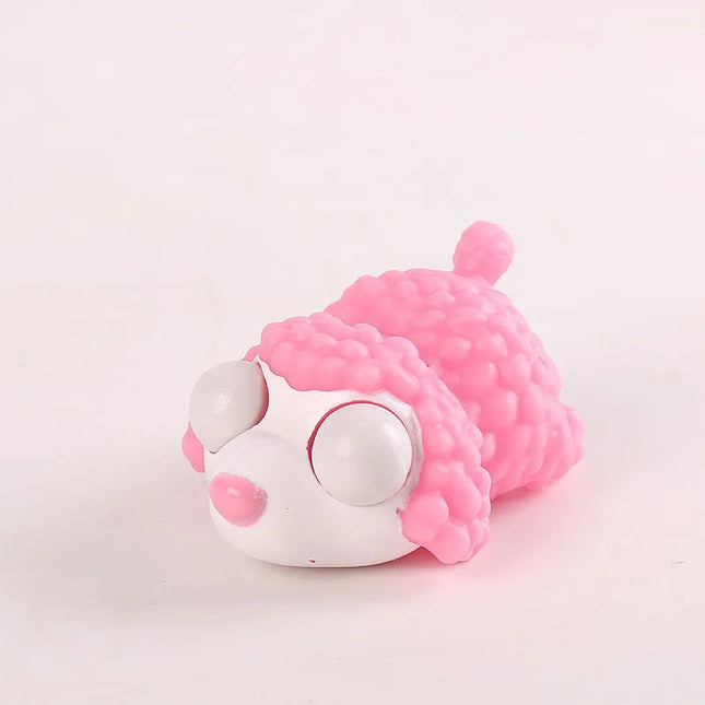 Creative Funny Eyeball Burst Squeeze Eye Toy Love Sleeping Dogs Pinch Toys Adult Kids Stress Relief Fidget Toy Doll Toy