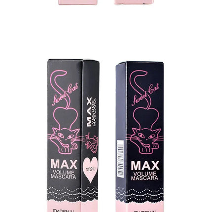 Cute Black Mascara Max Volume Curling Mascara Waterproof Thick Lengthening Lash Extention Eyelashes Makeup 4D Fiber Lash Mascara