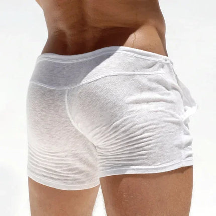 Summer Street Hip-hop Personality Interesting Printed Men Sports Pants New Selling White Breathable Casual Lace-up Men's Shorts