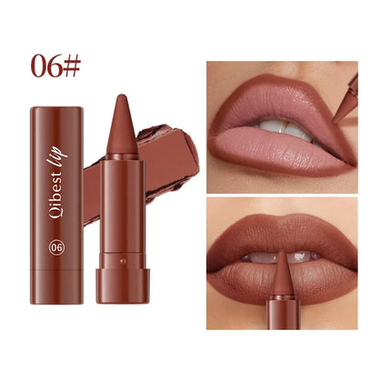 Tapered Lip Liner Pencil Set Matte Red Brown Velvet Lipstick Lasting Waterproof Non Sticky Contouring Tint Lipliner Lip Makeup
