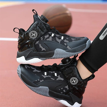 Kids Basketball Shoes Boys Sneakers Non-slip Child Trainer Basket Shoes Outdoor Children Sport Shoes