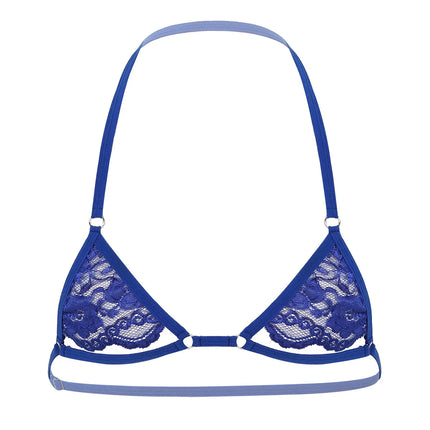 Sexy Men Harness Erotic Bra Man Lace Lingerie Sissy Nightwear Fetish Sheer Halter Neck Crossdress Straps hombre Mini Bras