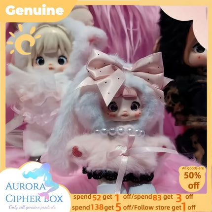 New Genuine Nommi Pink Energy Series Vinyl Doll Pendant Mystery Surprise Cute Blind Box Action Figure Doll Bjd Birthday Kid Gift