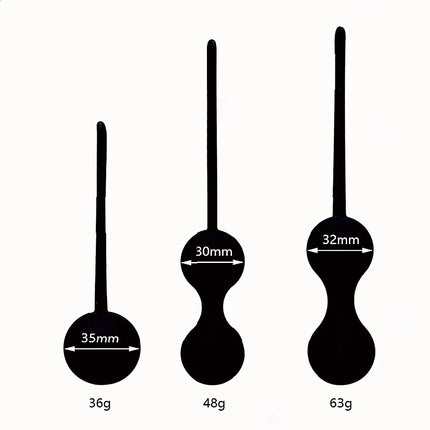 Set Safe Silicone Smart Ball Kegel Ball Ben Wa Ball Vagina Geisha Massager Exercise Machine Anal Ball Adult Games sex toys