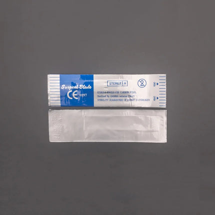 Sterile Surgical Scalpel Blades Individually Packaged, Carbon Steel 11 Extra Point & 23 Stainless Steel, Full Range of Sizes