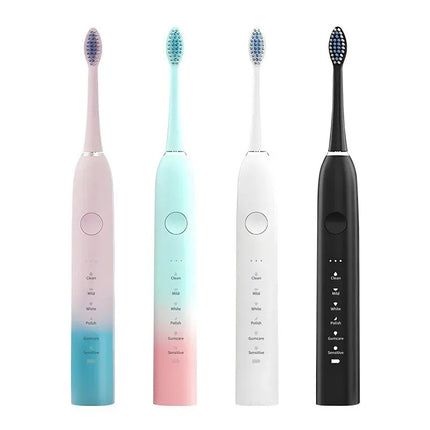 Ultra Quiet Electric Toothbrush Multiple Cleaning Modes Soft Bristles Gum Care Waterproof Design
