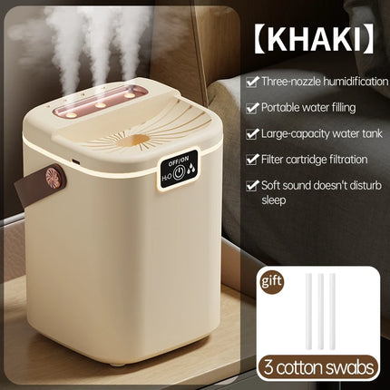 3-hole air humidifier 1.8L capacity spray 4-gear essential oil perfume diffuser with night light 3-nozzle humidifier