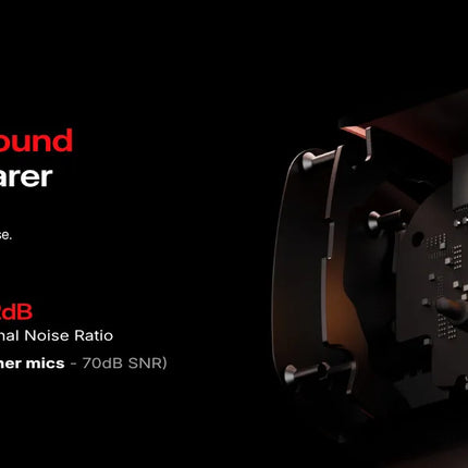 maono PD100W Wireless Dynamic Microphone Cardioid Dynamic Mic 50m Range One-Touch Noise Reduction RGB for Gaming Live Streaming