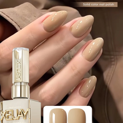 1Pc 15ML Milky White Pure Nail Polish Gel Nail Add Semi-Permanent Soak Off UV LED Construction Gel Varnish