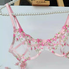 L / Pink bra