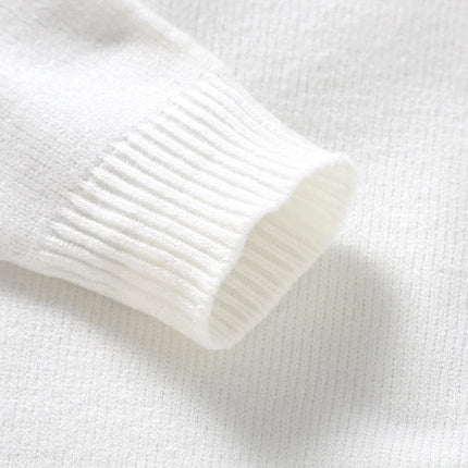 Baby Sweaters Knitted Casual Solid Turtle Neck Long Sleeve Knit Toddler Boy Girl Knitwear Pullovers 1-3Yrs Children Jumpers Tops