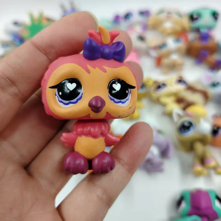 Original LPS Pet Toys Cute Animal Can Shake Head Kitten Collection Toys for Girls Christmas Birthday Gift