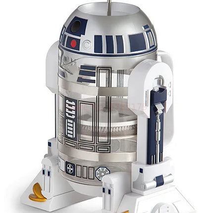 Star Wars R2-d2 960ml Moka Hand Coffee Maker Cartoon Robot Office Home Manual Thermal Stainless Steel Pressing Mini Coffee Pot