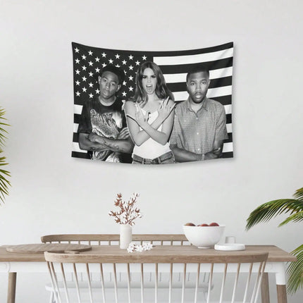 Frank Flag Ocean Outdoor Decors Lana Tapestry Del Rey Funny Flags for Bedrooms Flaga Home Decor Items Decoration Garage Custom
