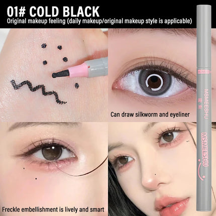 Face Fake Freckles Pen Natural Liquid Tear Mole Pen Amber Brown Dot Spot Concealer Pen Lifelike Cheek Spots Tint Makeup Tool