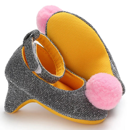 Spring Autumn Girl Baby Children's Shoes with Beautiful Bow Detail High Heels Design for Little Princess Footwear