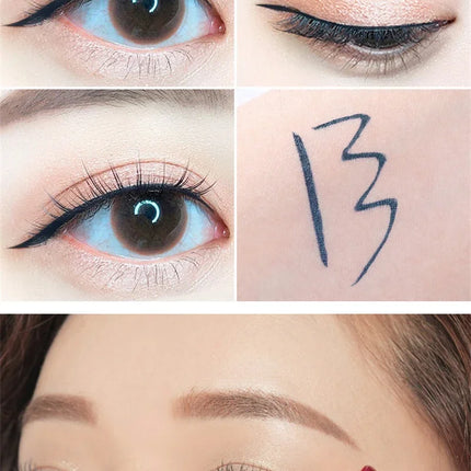 Professional Fast Dry Smooth Waterproof Eyeliner Pencils Eyes Brown Black Color Pigments Liquid Eye Liner Pen Make Up Tools