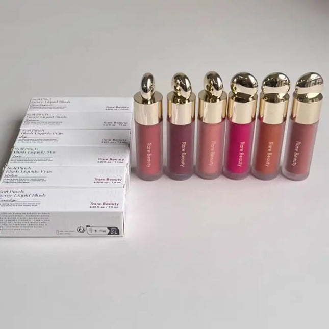 Fashion 7.5ml Lipstick Blush Cream Watery Light Waterproof Face Shadow Blusher Moisturizing Facial Rouge Woman Girl