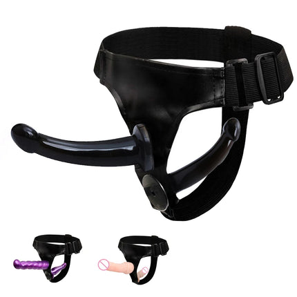 Soft Lesbian Strapon Harness Double Dildo Silicone Strap on Cock Realistic Penis Adult Sex Toys for Woman Intimate Products