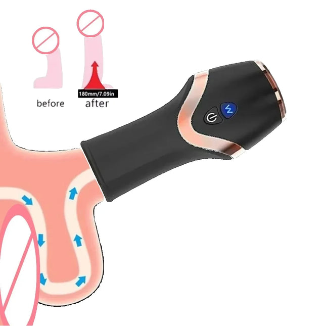 RTET 18 Vibromasseur 12 Mode Sexmachine Endurance for Man Milking Machines Men Automatic Masturbation Toy Male Sex Masturbator