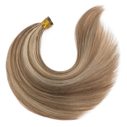 Straight ITIP Human Hair Extension 100% Real Human Hair Extensions 0.8g/pc 1g/pc 50 Strands Capsule Keratin Human Fusion Hair
