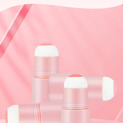 Blush Stick Brightening Contour Powder Shadow Blusher Waterproof Eyes&lip Cheek Tint Beauty Blush Stick Sponge Makeup Cosmetics