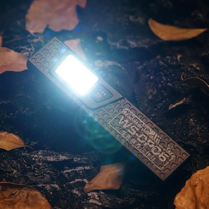 1/2Pcs Mini Portable Rechargeable LED Torch Light Waterproof Work Pocket Flashlight with Magnetic Grip Compact LED Flashlight