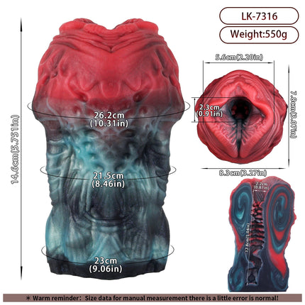 GEEBA safer sex products Male Masturbator Silicone Alien Monster Penis Sleeve Adult Sex Toy for Men Fantasy Pocket Pussy Stroker