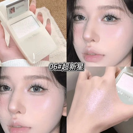MP3 Slide Up Dough Cheek Texture Satin Powder Blusher Nude Makeup tender Naturally Rouge Powder Powder Blush Entropy Cream